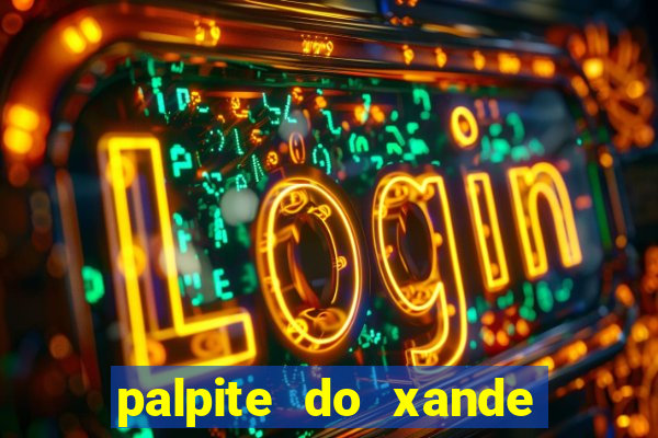 palpite do xande de hoje